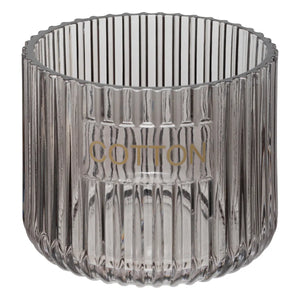 Recipient din sticlă și bumbac 5five, gri