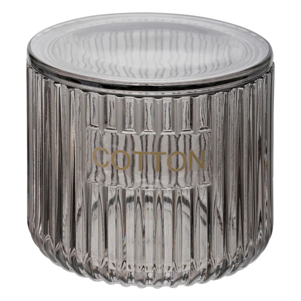 Recipient din sticlă și bumbac 5five, gri