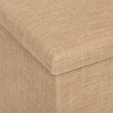Puf dublu pliabil 5five Mix &amp; Modul, material textil cu efect de iută