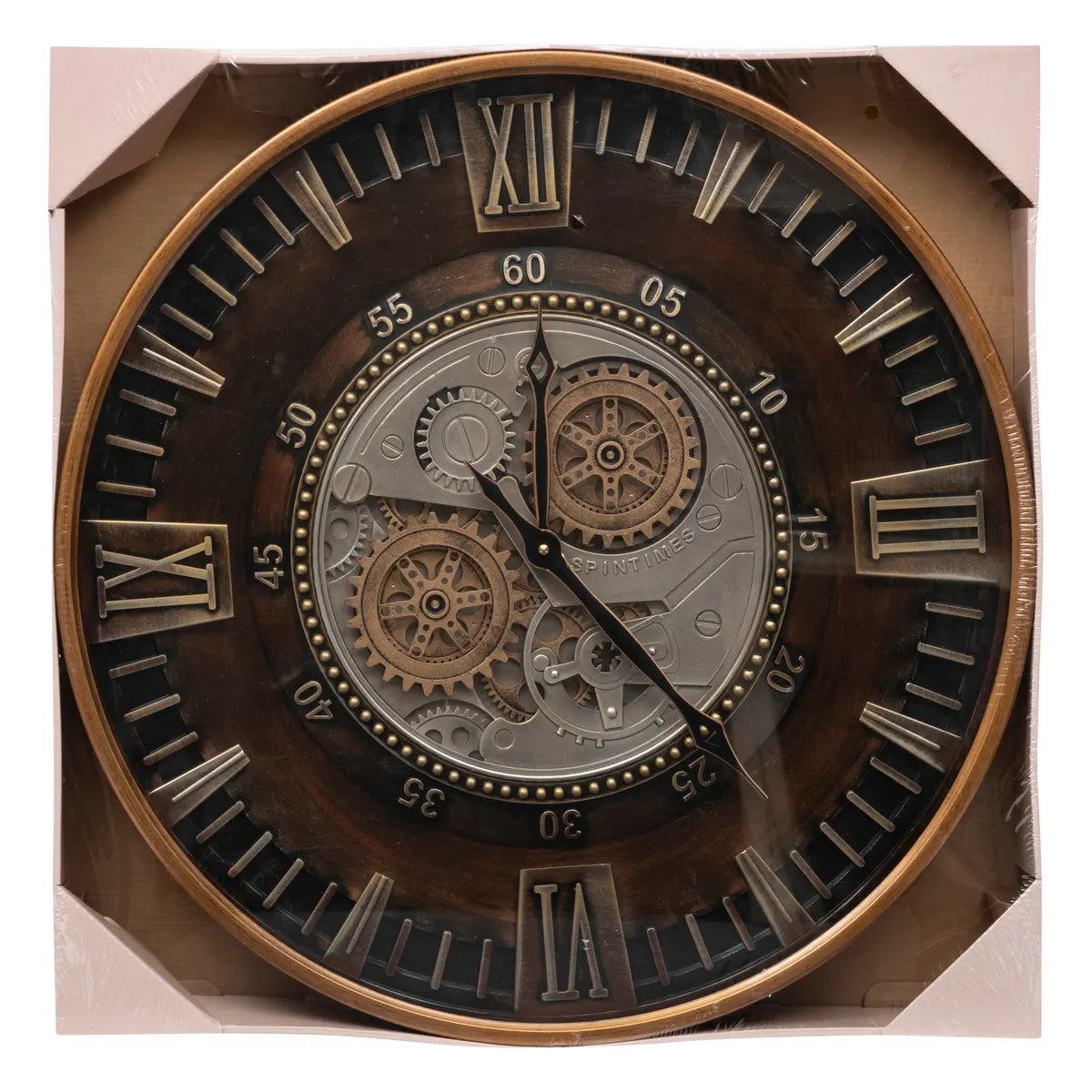 Ceas de perete Atmosphera Yoni, Mecanism, Ø59 cm, Metal