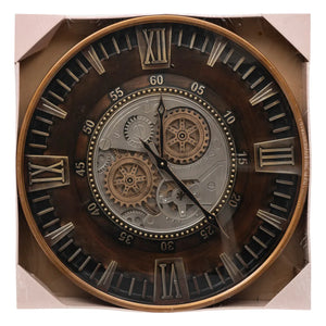 Ceas de perete Atmosphera Yoni, Mecanism, Ø59 cm, Metal