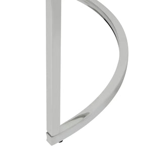 Masă de cafea Atmosphera Kneo, sticlă, metal, 2 buc.