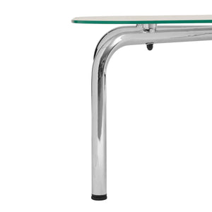 Masă de cafea Atmosphera Hecate, Metal, Crom, 100x60 cm