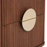 Noptieră Atmosphera Wany, 2 sertare, MDF, Nuc, 45x40x50 cm