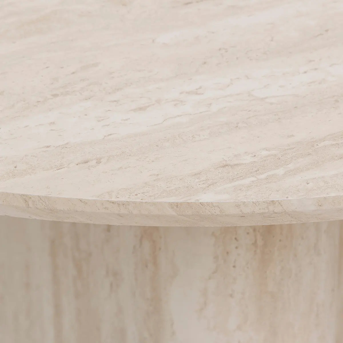 Masă de dining Atmosphera Anaya, MDF cu efect de travertin, 180x90 cm