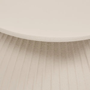 Masuta laterala atmosfera Fylis, Magnesia, Ivory, Ø50 cm