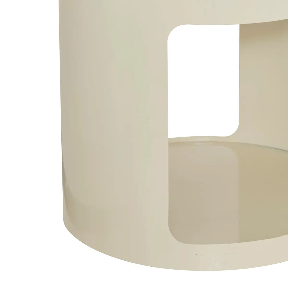 Masă laterală Atmosphera Ashdal, Metal, Ø32.5 cm