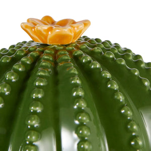 Cutie de depozitare Atmosphera Yucatan, 16xH15.5x11cm, Ceramică, Verde