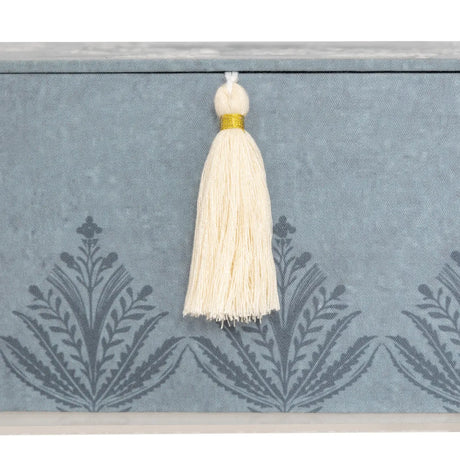 Cutie de depozitare Atmosphera Wild Romance, 30x18.5x10 cm, MDF, Albastră