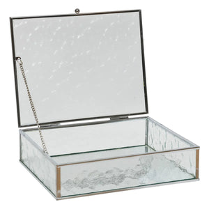 Set de cutii pentru depozitarea bijuteriilor Atmosphera Ania, 2 buc, sticlă