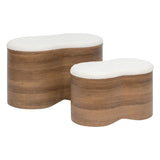 Сет декоративни пейки за съхранение atmosphera Loe, MDF - Homesector