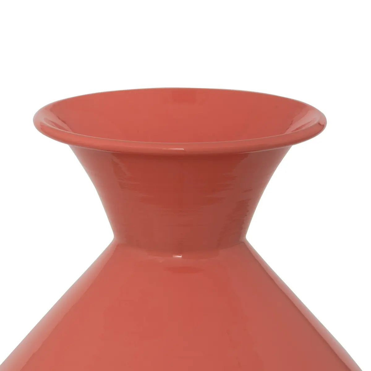 Vază decorativă Atmosphera Kian, H.37cm, Coral