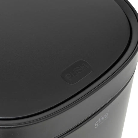 Coș de gunoi 5five, rotund, oțel inoxidabil, buton, 50 l