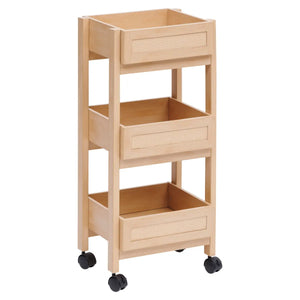 Raft din trestie de zahăr 5five pe roți, 39,6x30x85,5 cm