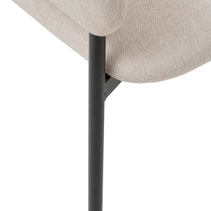 Scaun de masă Atmosphere cu cotiere Solea, Cord