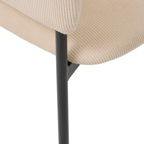 Scaun de masă Atmosphere cu cotiere Solea, Cord