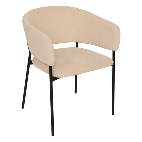 Scaun de masă Atmosphere cu cotiere Solea, Cord