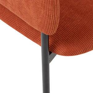 Scaun de masă Atmosphere cu cotiere Solea, Cord