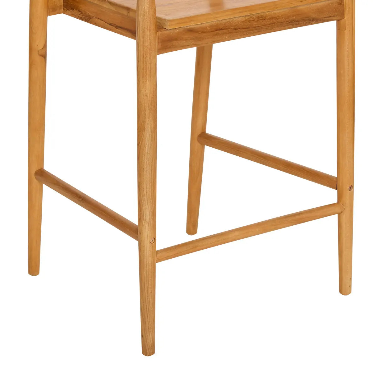 Scaun de bar Atmosphera Miyako, 70 cm, lemn de tec