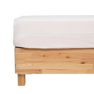 Cearșaf cu elastic Atmosphera Priscia, 160x200 cm, alb