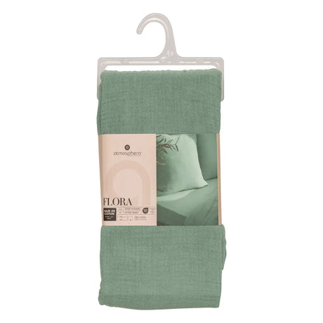 Cearșaf cu elastic Atmosphera Flora, 140x190 cm