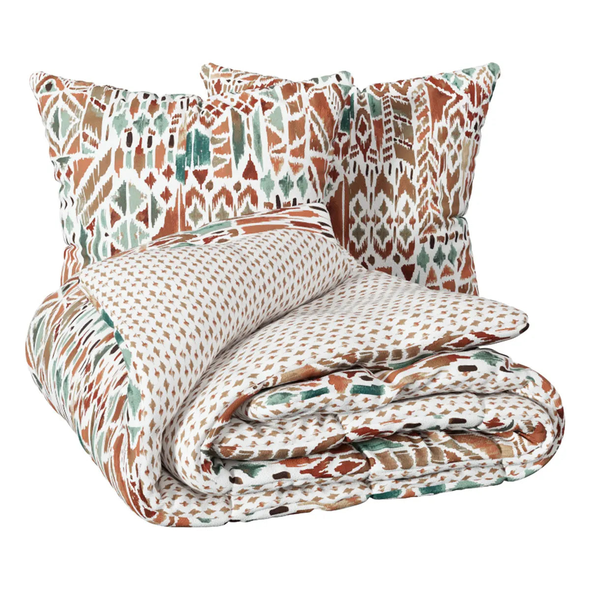 Lenjerie de pat Atmosphera Ikat, bumbac, 240x220 cm