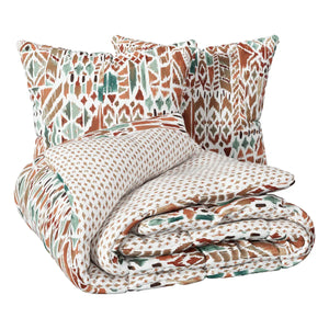 Lenjerie de pat Atmosphera Ikat, bumbac, 240x220 cm