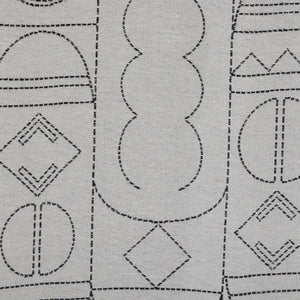 Perdea jacquard Atmosphera Malakite, 140x260 cm, alb-negru