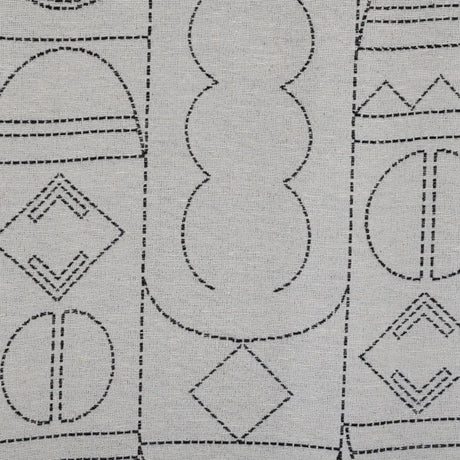 Perdea jacquard Atmosphera Malakite, 140x260 cm, alb-negru