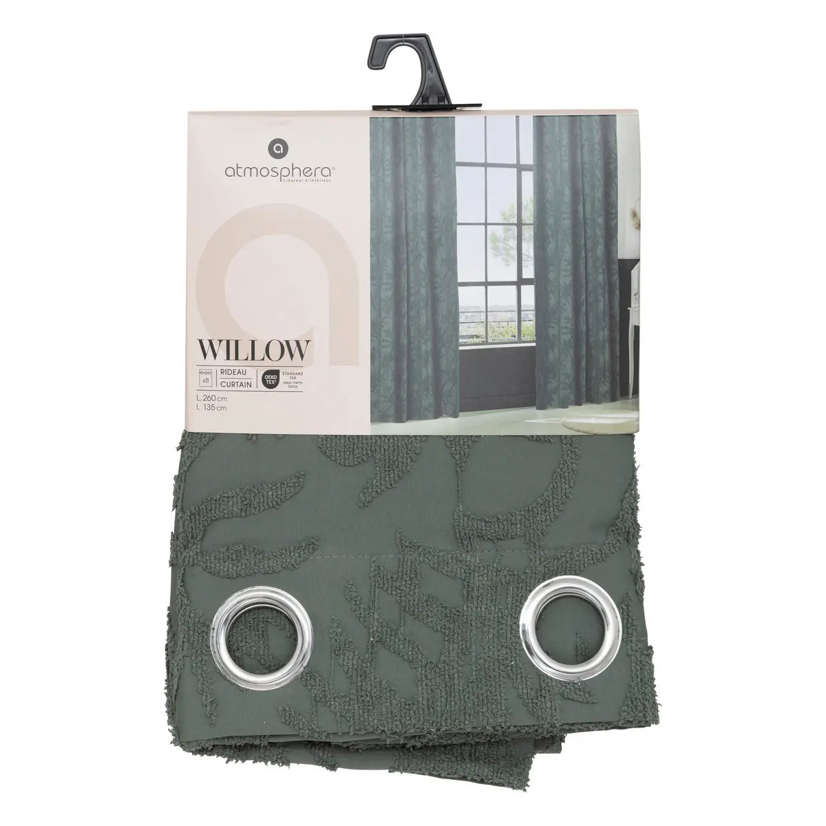 Perdea Atmosferă Salcie, Jacquard, 135x260 cm