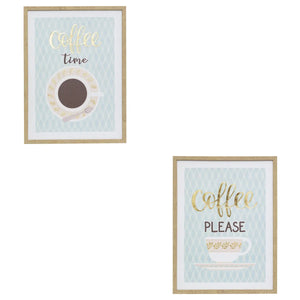 Tablou înrămat Atmosphera Emy, Imprimeu pe pânză 30x30 cm, Modele asortate