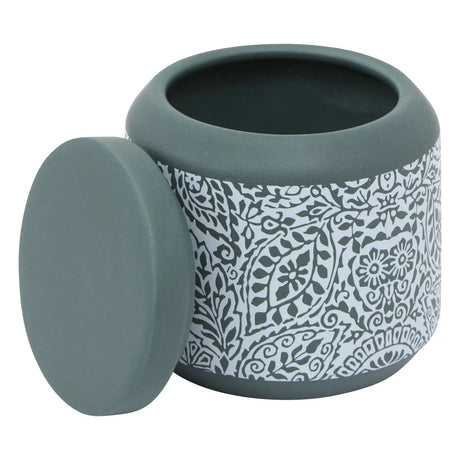 Recipient din bumbac 5five Arboria, Ceramică, Verde