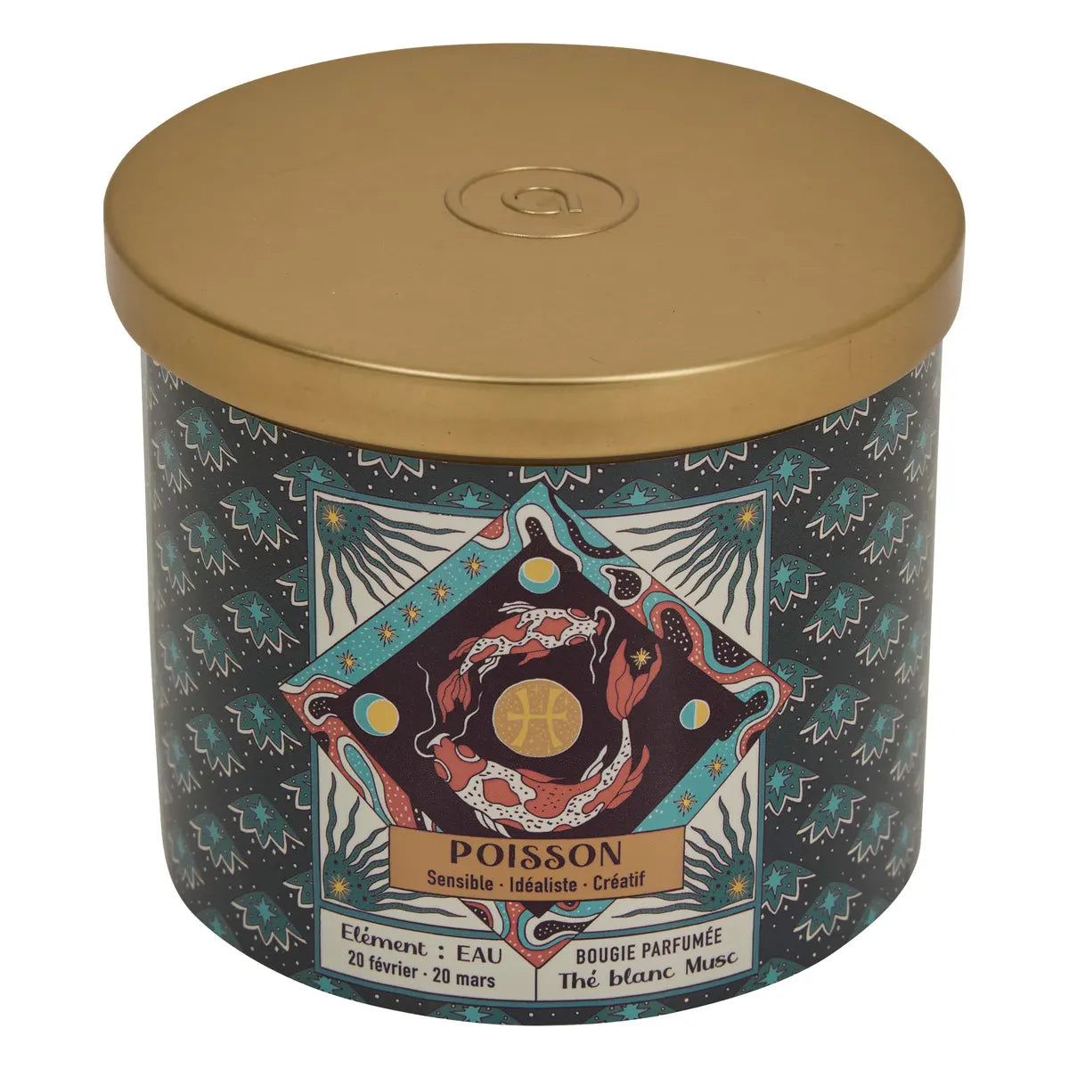 Lumânare parfumată Atmosphera Astro, sticlă, 396 g