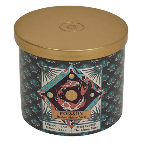 Lumânare parfumată Atmosphera Astro, sticlă, 396 g