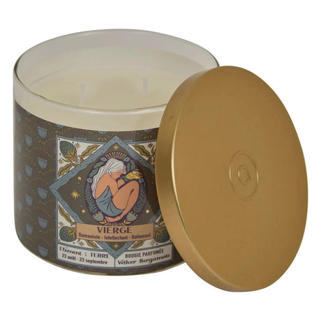 Lumânare parfumată Atmosphera Astro, sticlă, 396 g