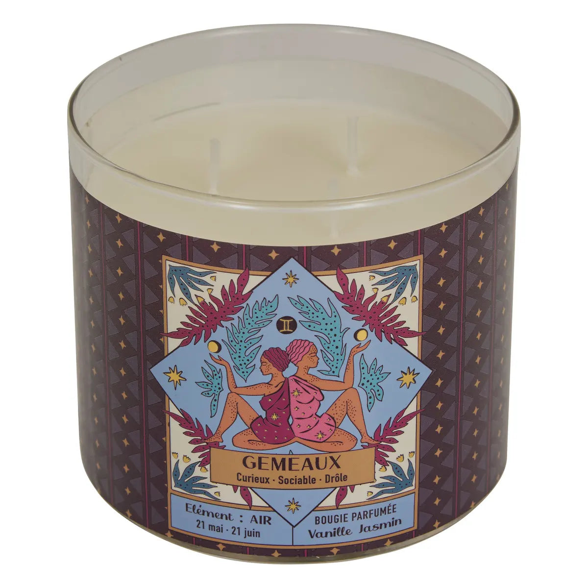 Lumânare parfumată Atmosphera Astro, sticlă, 396 g