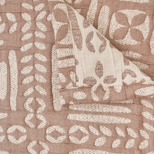 Pătură Atmosphera Etnik, 240x260 cm, Teracotă