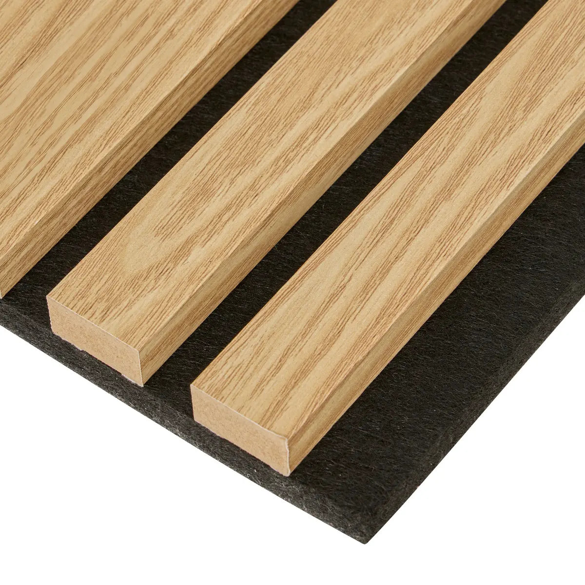 Panou decorativ acustic de perete Atmosphera Colva, MDF, 120x60 cm, Lemn deschis la culoare