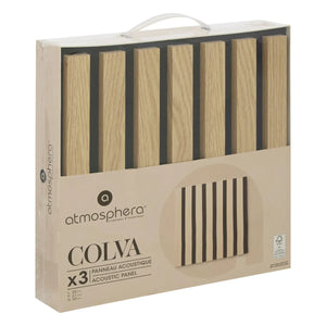 Set panouri decorative Atmosphera Colva, MDF, 30x30 cm, 3 buc.