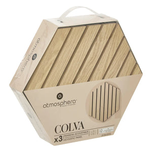Set panouri decorative Atmosphera Colva, MDF, 30x26 cm, 3 buc.