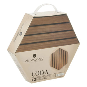 Set panouri decorative Atmosphera Colva, MDF, 30x26 cm, 3 buc.