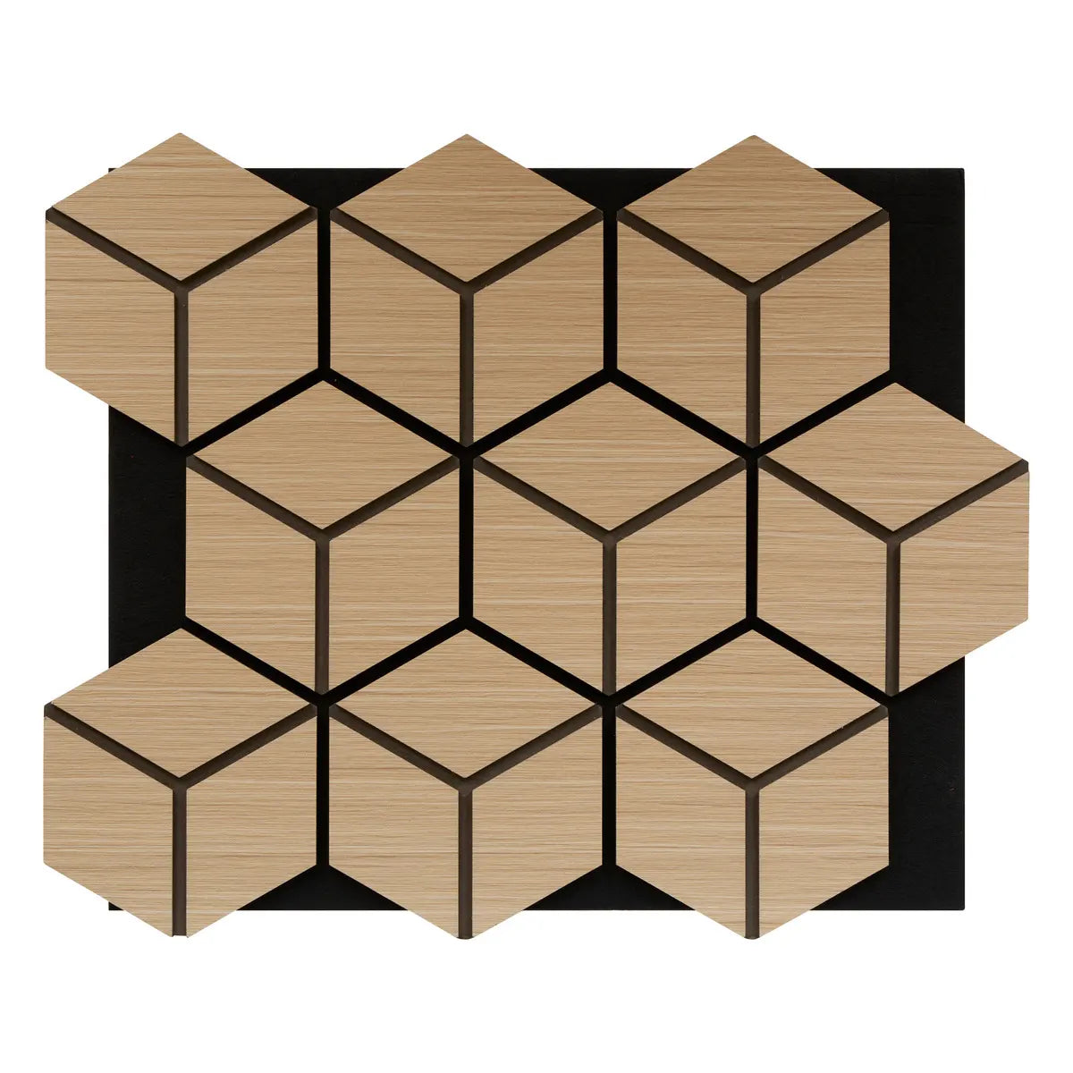 Panou decorativ Atmosphera Hexagon, 56x69 cm, MDF
