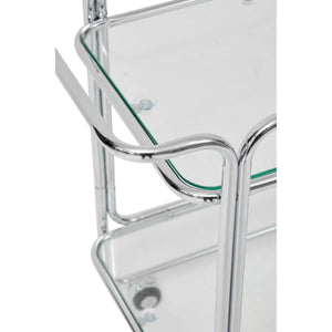 Masă laterală Atmosphera Hornwell, sticlă, 92x40x71 cm