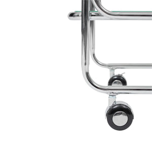 Masă laterală Atmosphera Hornwell, sticlă, 92x40x71 cm