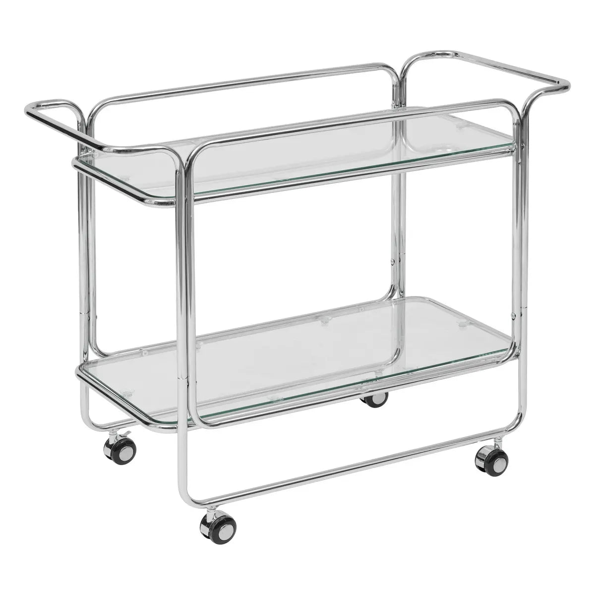 Masă laterală Atmosphera Hornwell, sticlă, 92x40x71 cm