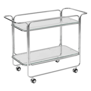 Masă laterală Atmosphera Hornwell, sticlă, 92x40x71 cm