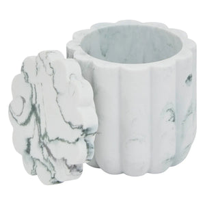 Recipient din bumbac 5five Marby, alb