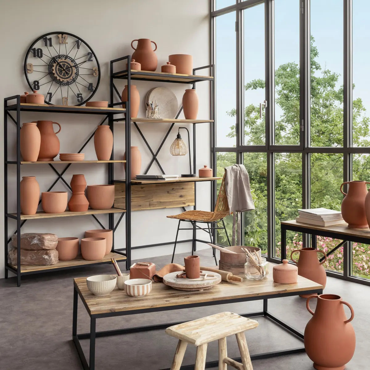 Masă de cafea Atmosphera Edena, 115x65 cm, Negru