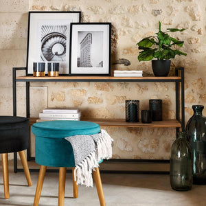 Masă consolă Atmosphera Edena, 120 cm, salcâm