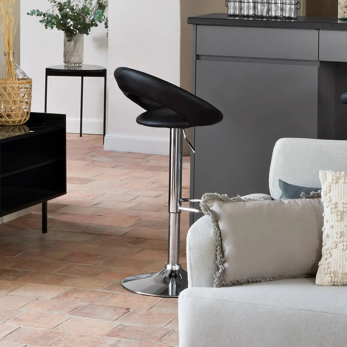 Scaun de bar Atmosphera Sasha, înălțime reglabilă